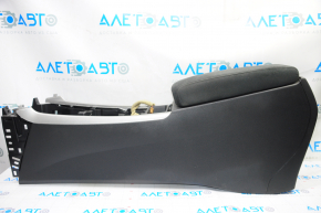 Консоль центральна підлокітник Nissan Altima 13-18 ганчірка чорна, під обдув заднього ряду, під хімчистку, подряпини