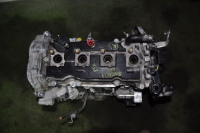 Двигатель Nissan Rogue 14-16 2.5 QR25DE 85к, Слом креп кондиц, дефект полуподдона