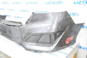 Бампер задній голий Honda Clarity 18-21 usa графіт, зламаний, зам'ятий, тріщини