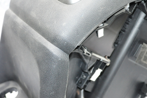 Підлокітник верхня частина Kia Sorento 16-20 шкіра чорна, подряпини, зламане кріплення