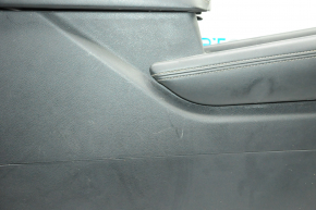 Консоль центральна підлокітник Nissan Murano z52 15-16 шкіра чорна, подряпини