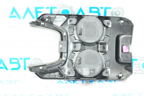 Накладка центральной консоли с подстаканниками Ford Fusion mk5 13-16 тип-1 царапина