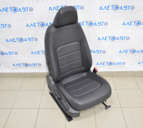 Пассажирское сидение VW Passat b8 16-19 USA с airbag, механическое, кожа черная