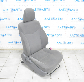 Пасажирське сидіння Toyota Prius 30 10-15 без airbag, механ, велюр, темно-сіре, під хімчистку