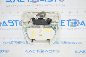 Плафон освітлення передній Ford Escape MK3 17-19 рест, під люк, сірий надлом кріплення