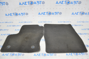 Комплект килимків салону Ford Escape MK3 13-19 чорний ганчірка під чистку