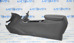 Консоль центральна підлокітник та підсклянники Ford Escape MK3 17- шкіра чорна titanium подряпини