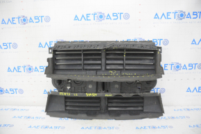 Жалюзи дефлектор радиатора в сборе Ford Escape MK3 17-19 рест 1.5T 2.0T 2.5 с мотором, надломаны крепления, трещины