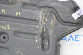 Защита днища правая Ford Escape MK3 13- надрывы, примята