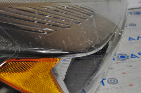 Фара передняя правая голая Ford Escape MK3 17-19 рест галоген светлая, паутина на стекле