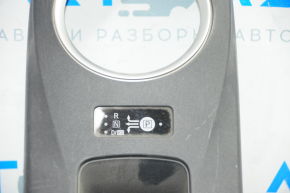 Накладка шифтера КПП Nissan Leaf 13-17 сер мат, ECO MODE