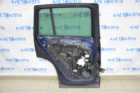 Дверь в сборе задняя левая VW Tiguan 09-17 синий LH5X царапины на нижней накладке