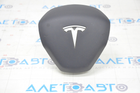 Подушка безопасности airbag в руль водительская Tesla Model Y 20- черн