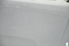 Консоль центральна підлокітник та підсклянники Ford Focus mk3 11-14 підсклянка поперек, чорн, подряпини