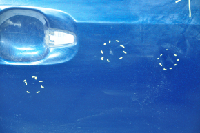 Дверь голая задняя левая Toyota Sienna 11-20 синий, тычки