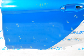 Дверь голая задняя левая Ford Fiesta 11-19 4d синяя, деланная