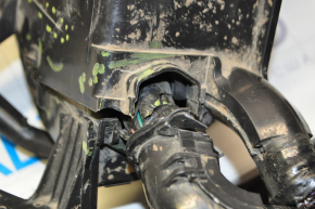 Блок предохранителей подкапотный Lexus ES350 13-18 отсутствует крышка, сломаны крепления, треснул корпус