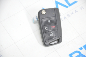 Ключ VW Jetta 19-4 кнопки, розкладний подряпини