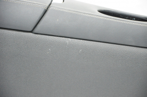 Консоль центральная подлокотник и подстаканники Infiniti QX50 19- кожа, черный, царапины