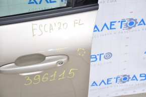 Дверь в сборе передняя левая Ford Escape MK4 20- keyless, под код, золотистый G6 тычки, царапины на накладке