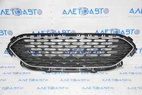 Решітка радіатора grill Ford Escape MK4 20-22 сітка чорний глянець, хром обрамлення