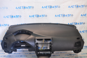 Торпедо передня панель з AIRBAG Nissan Leaf 11-17 чорна, без накладки