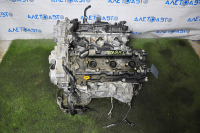 Двигатель Nissan Maxima A36 16- 3.5 VQ35DE 87k, пробита клапанная крышка