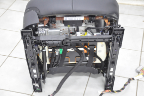 Пассажирское сидение Tesla Model 3 18- кожа чёрная, без airbag, электро, топляк, не работают моторчики