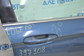 Двері в зборі перед прав Ford Edge 15- keyless синій LC тички, подряпина на накладці