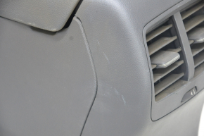 Консоль центральна підлокітник Ford Escape MK4 20- шкіра, чорний, подряпини, немає накладки, оплавлена