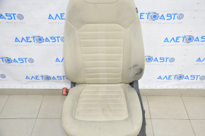 Сидіння водія Ford Edge 15- без airbag, електро, ганчірка бежева під чистку