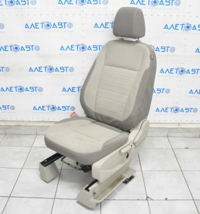 Водійське сидіння Ford C-max MK2 13-18 без airbag, механіч, ганчірка беж, під хімчистку