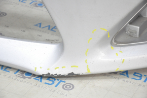 Бампер передний голый Toyota Camry v50 12-14 usa LE XLE серебро, прижат, царапины, надрыв, слом креп
