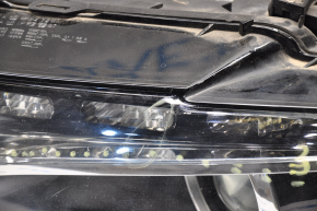 Фара передняя левая в сборе Audi Q5 8R 09-12 дорест, ксенон, скол, паутинка, царапины