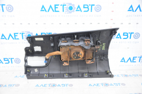 Подушка безпеки airbag пасажирська в торпеді Toyota Camry v50 12-14 usa, з чорною накладкою, оплавлена, злам креп