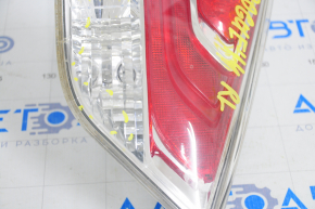 Ліхтар внутрішній кришка багажника лівий Nissan Rogue 14-16 тріщини