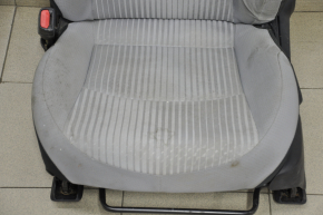 Водійське сидіння Toyota Prius 50 16- без airbag, ганчірка, хутро, сірка, під хімчистку