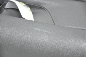 Обшивка двери карточка задняя правая Honda Accord 18-22 черн кожа, царапина