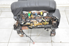Водійське сидіння Honda Accord 18-22 без airbag, електро, шкіра чорна, топляк не працюють моторчики, зламані замки змійки