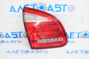 Ліхтар внутрішній кришка багажника лівий Porsche Cayenne 958 11-14 LED світлий, під полірування