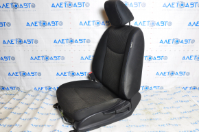Водійське сидіння Nissan Leaf 13-17 без airbag, механіч, підігрів, ганчірка чорний, під хімчистку