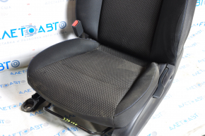 Водительское сидение Nissan Leaf 13-17 без airbag, механич, подогрев, тряпка черн, под химчистку