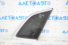 Форточка глухое стекло задняя правая Audi Q5 80A 18- с хром молдингом