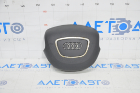 Подушка безпеки airbag в кермо водійська Audi Q5 8R 13-17 чорна поліз хром