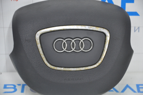 Подушка безпеки airbag в кермо водійська Audi Q5 8R 13-17 чорна поліз хром