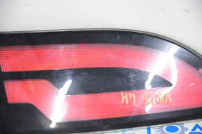Ліхтар внутрішній кришка багажника Chevrolet Volt 11-15 лівий немає фрагмента, під полірування