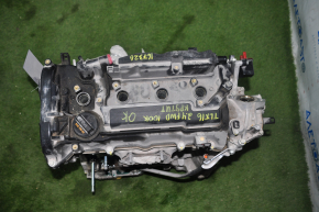 Двигатель Acura TLX 15-19 K24W7 2.4 100к, пробит поддон, сломан щуп