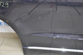 Дверь в сборе задняя правая Audi Q5 8R 09-17 keyless синий LX5R тычки, сломана боковая накладка, царапина на ручке