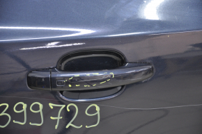 Двері в зборі зад прав Audi Q5 8R 09-17 keyless синій LX5R тички, зламана бокова накладка, подряпина на ручці