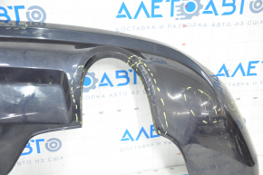 Губа заднього бампера під 2 труби Audi Q5 8R 13-17 рест синій надриви, запиляний